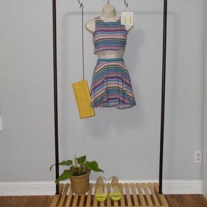 Crop top and skirt set